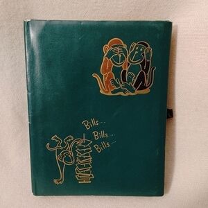 𝅺vintage Accordion Bill/Alphabetical Organizer